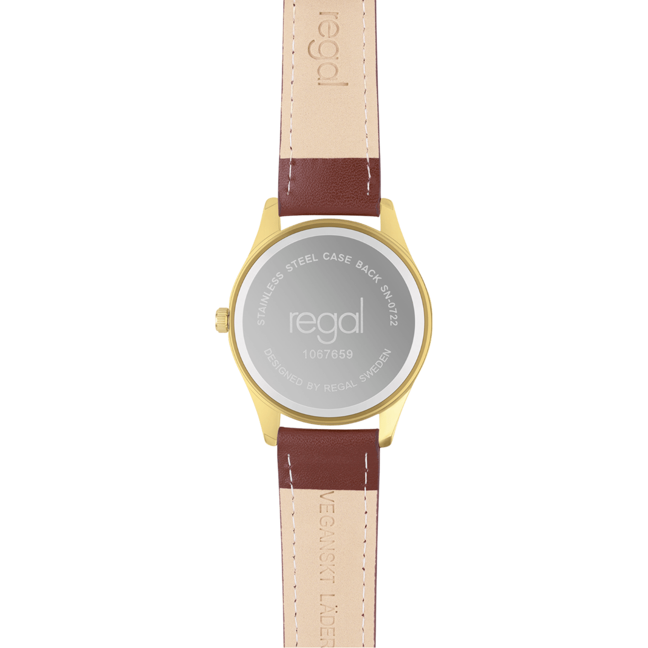 Regal Heren Horloge Zwart PU leer