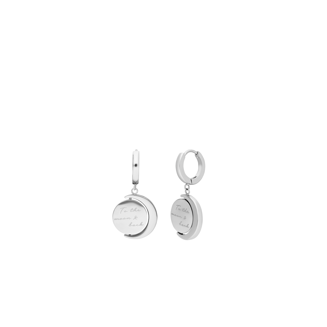 Guess Edelstahl-Ohrringe MOON PHASES