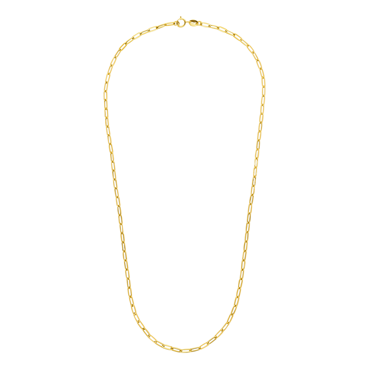 375 Gold Halskette Büroklammer 2,2 mm