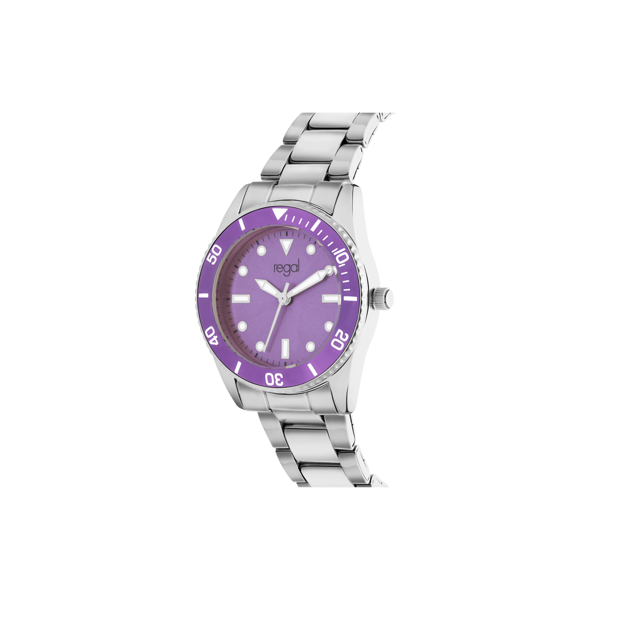 Regal dames horloge met stalen band