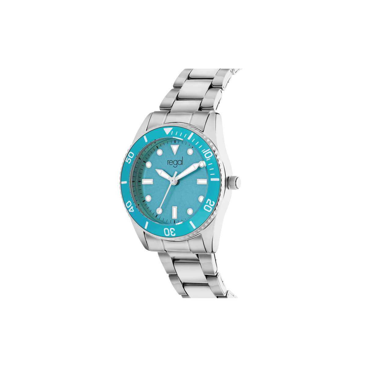 Regal dames horloge met stalen band