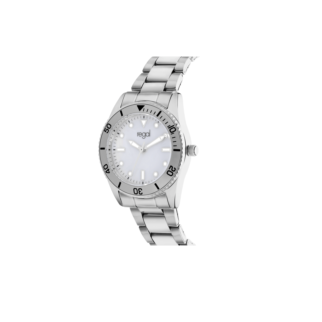Regal dames horloge met stainless steel band