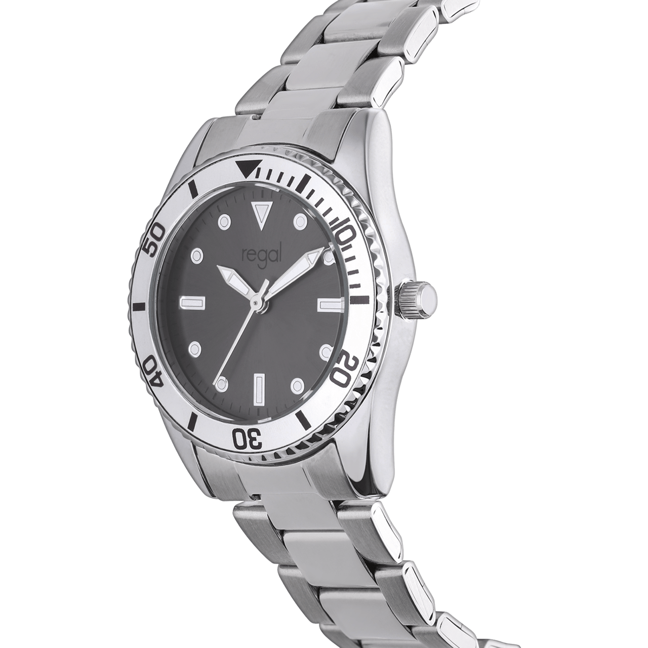 Regal dames horloge met stainless steel band