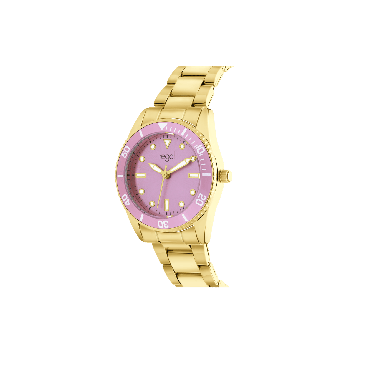 Regal Damen-Armbanduhr mit Armband aus Edelstahl