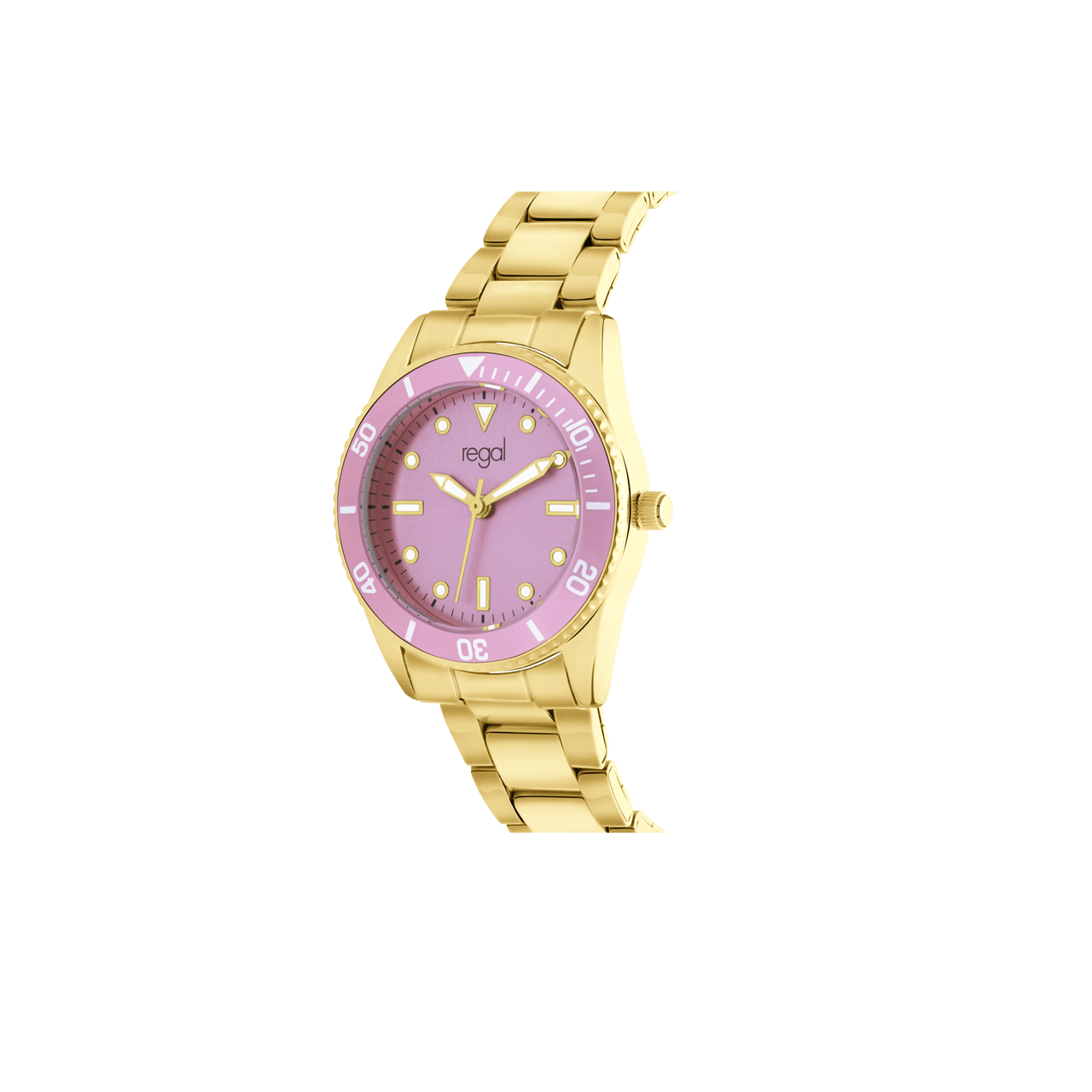 Regal dames horloge met stainless steel band