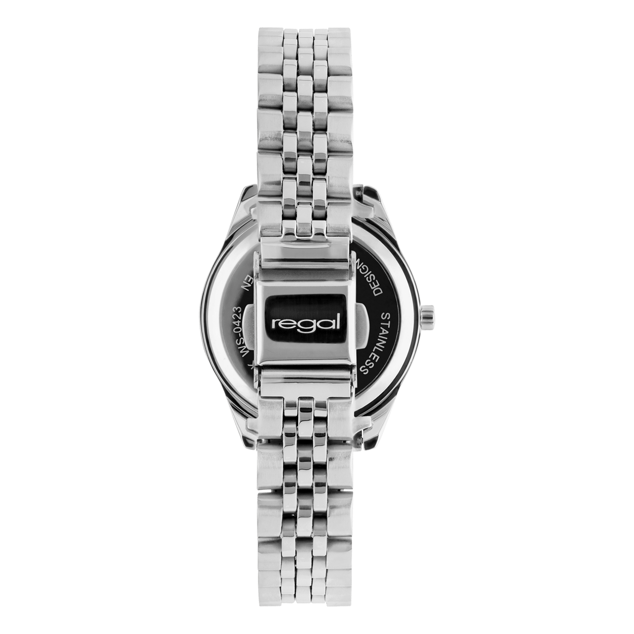 Regal horloge met stainless steel band