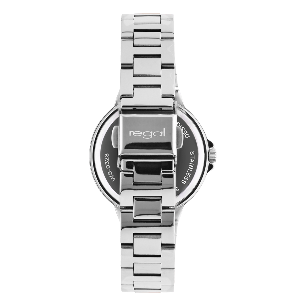Regal Dames Horloge Zilverkleurig cadeauset met Gratis Ketting