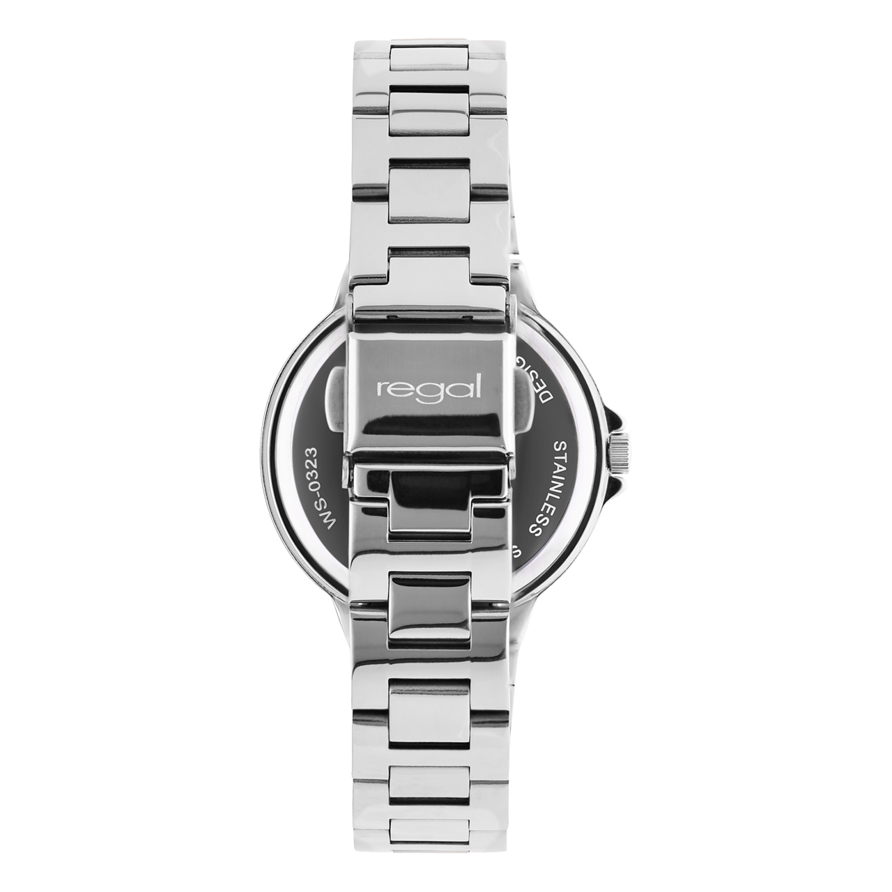 Regal Dames Horloge Zilverkleurig adeauset met Gratis Ketting