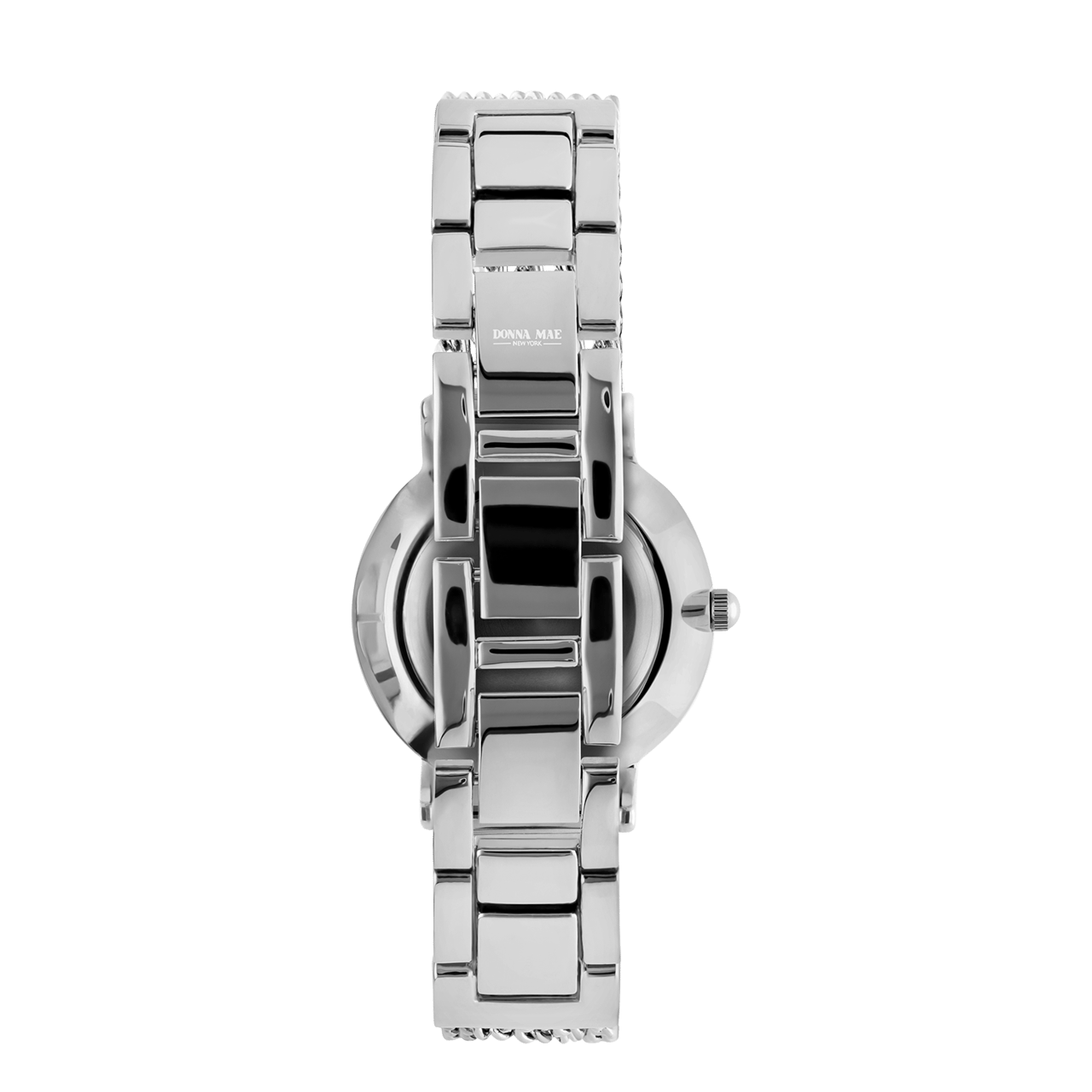 Donna Mae Armbanduhr mit Armband aus Edelstahl