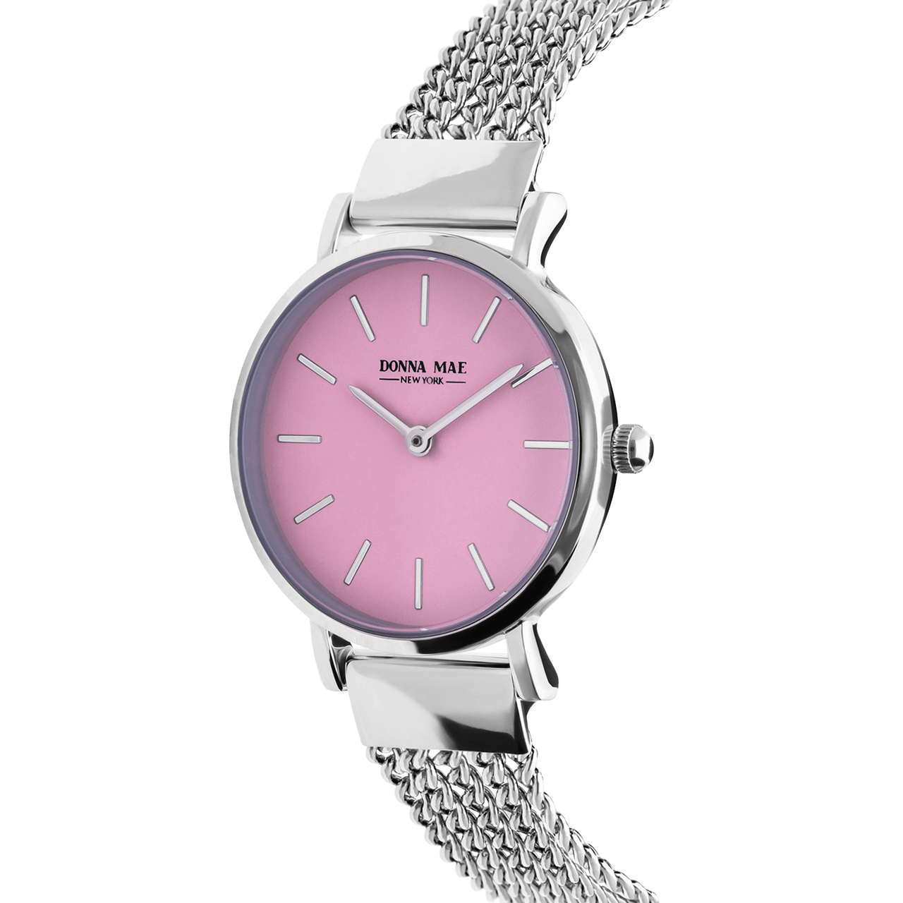 Donna Mae Armbanduhr mit Armband aus Edelstahl