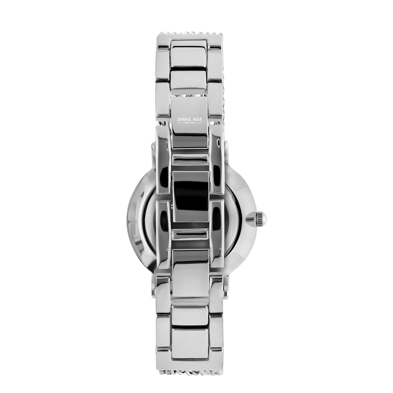Donna Mae Armbanduhr mit Armband aus Edelstahl