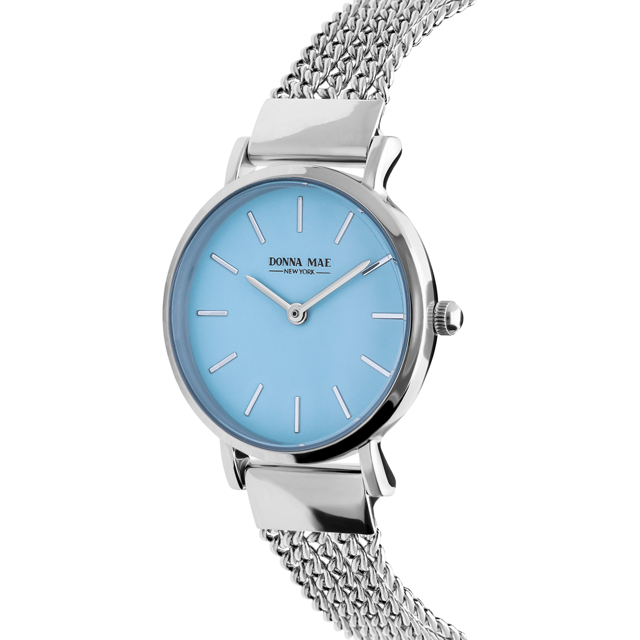 Donna Mae Armbanduhr mit Armband aus Edelstahl