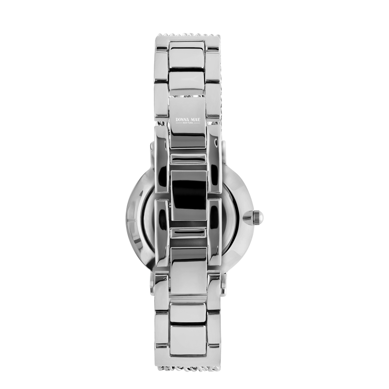 Donna Mae Armbanduhr mit Armband aus Edelstahl