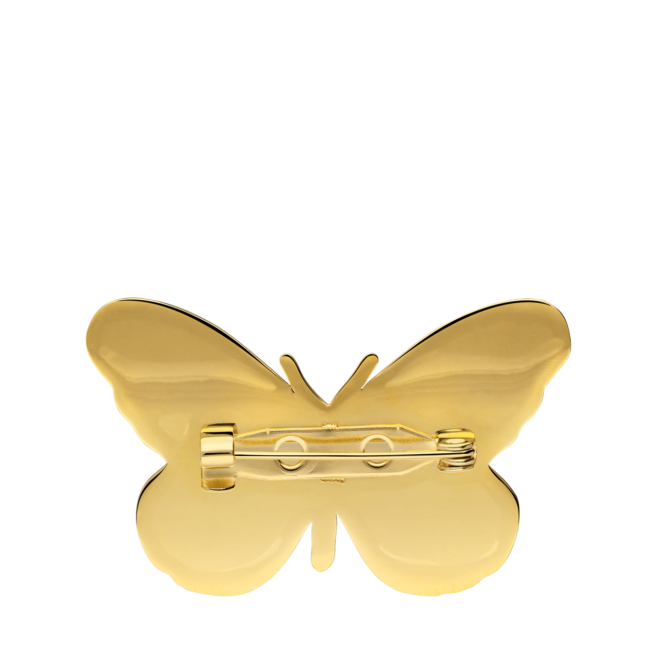 Goudkleurige bijoux broche vlinder