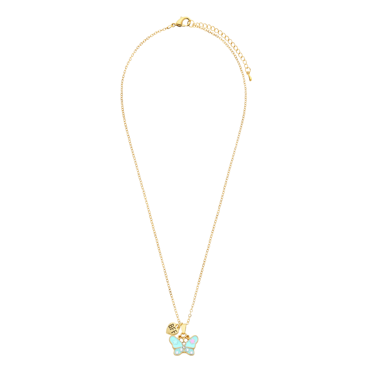 Bijoux goudkleurige kinderkettingen set met hanger set