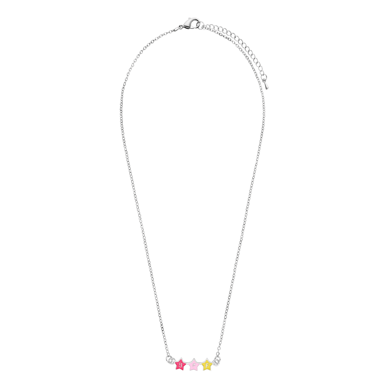 Zilverkleurige bijoux ketting bff ster