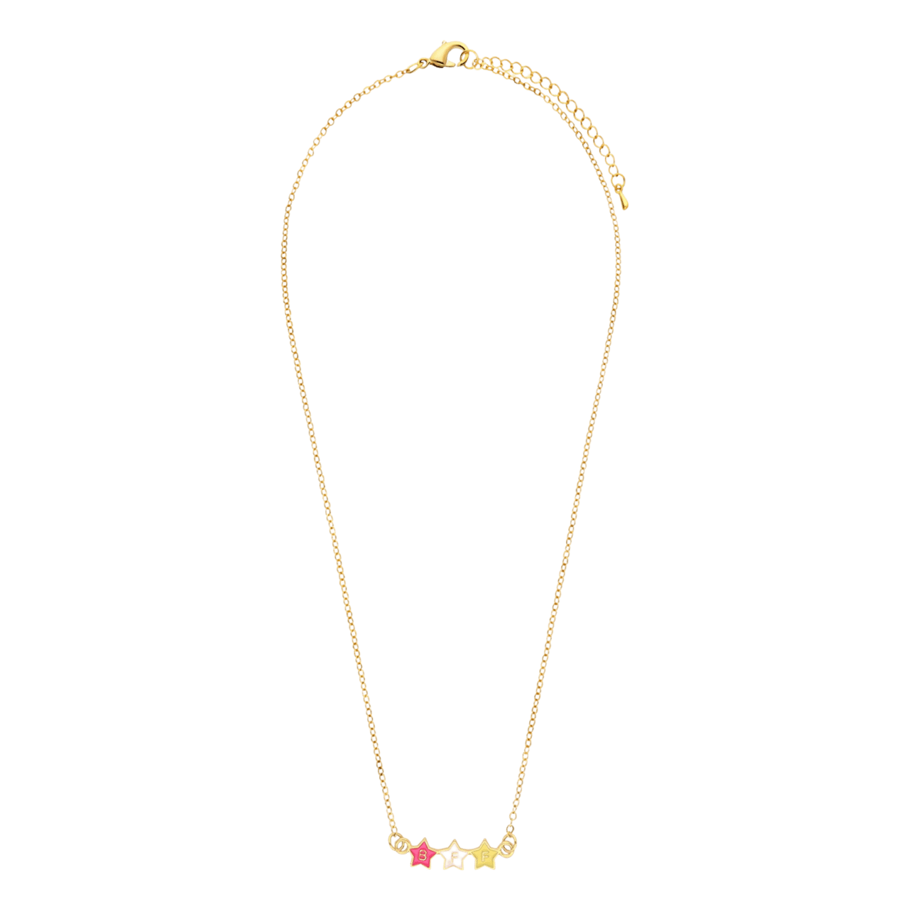 Bijoux goudkleurige kinderketting met hanger ster