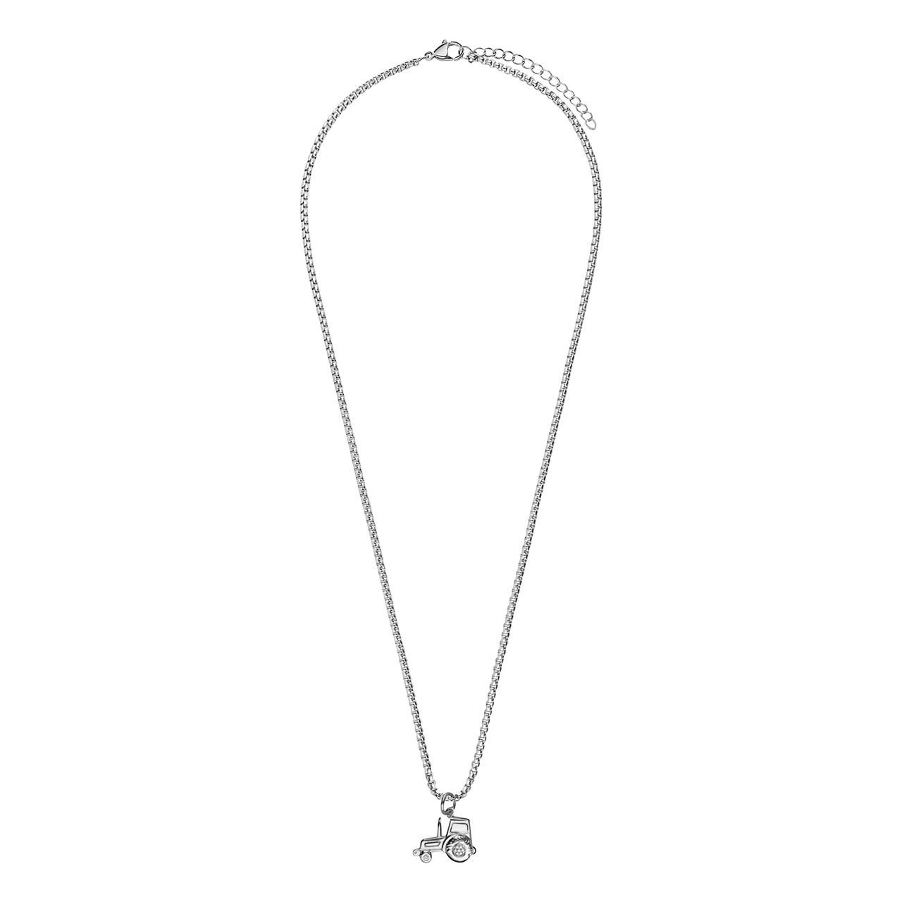 Stalen ketting met hanger tractor