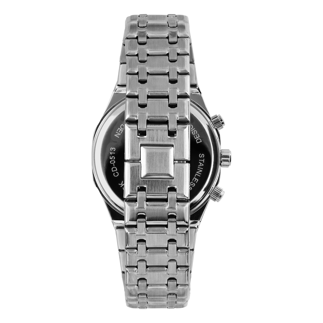 Regal heren horloge met stalen kast
