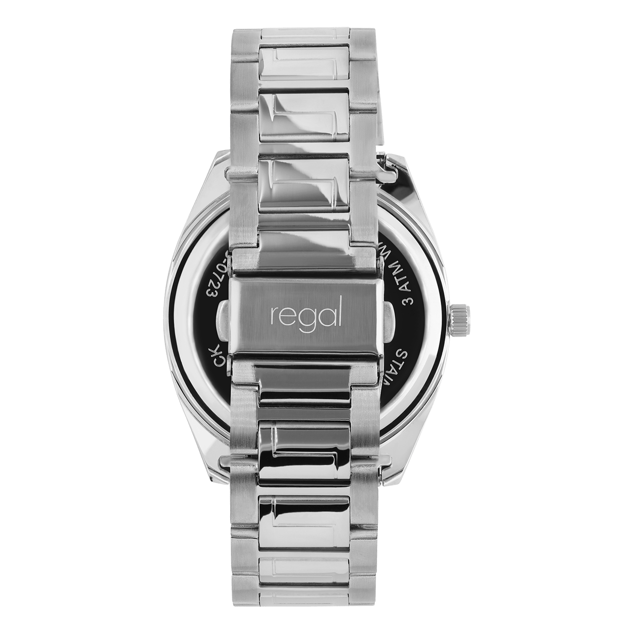 Regal Armbanduhr für Herren mit Gehäuse aus Edelstahl