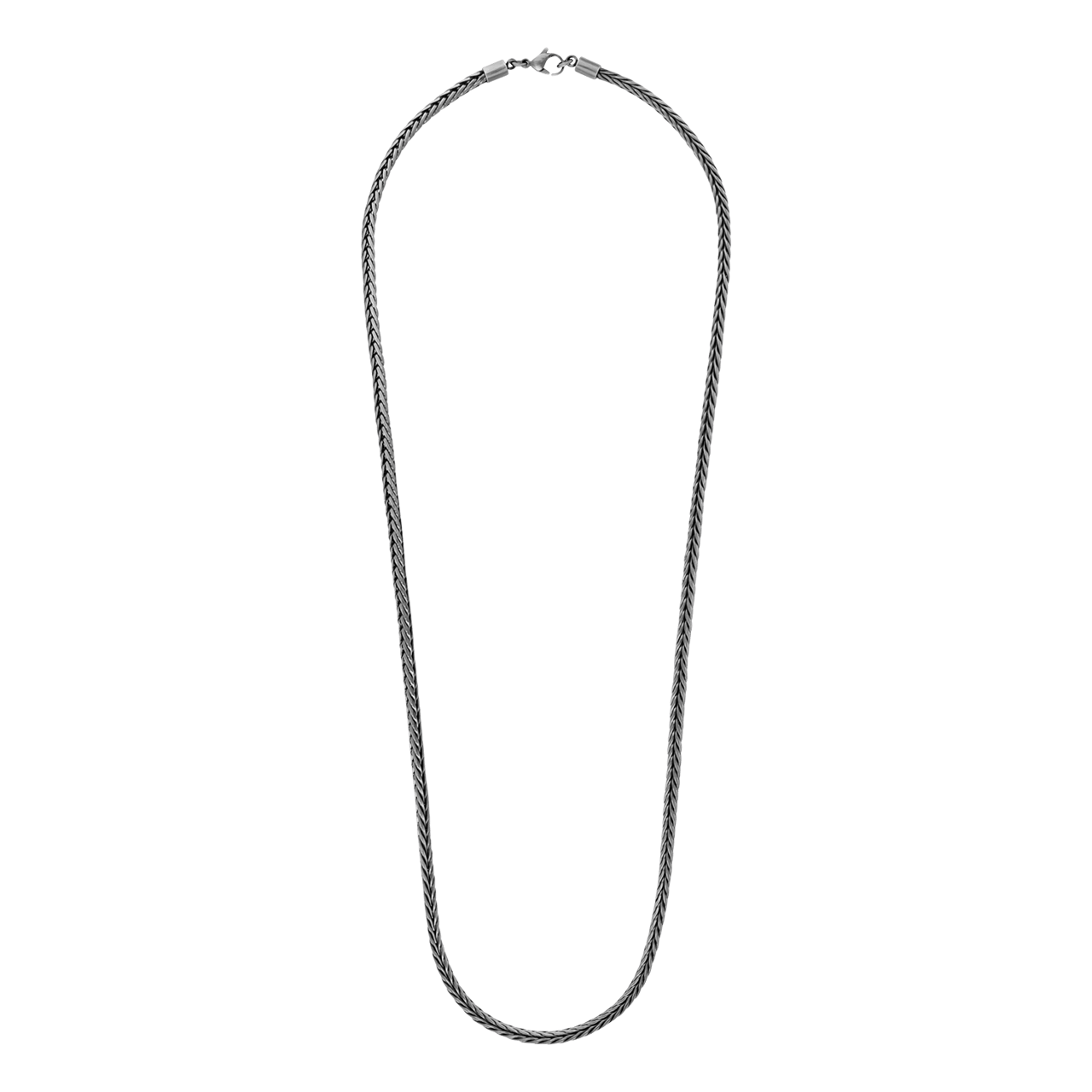 Stainless steel schakelketting voor heren