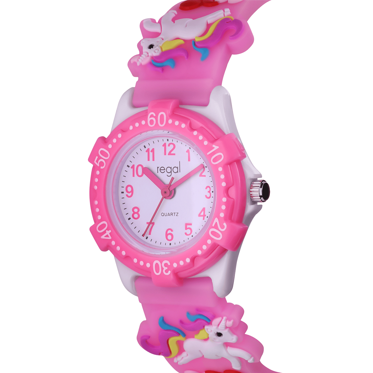 Regal Kinder-Armbanduhr mit Silikonarmband