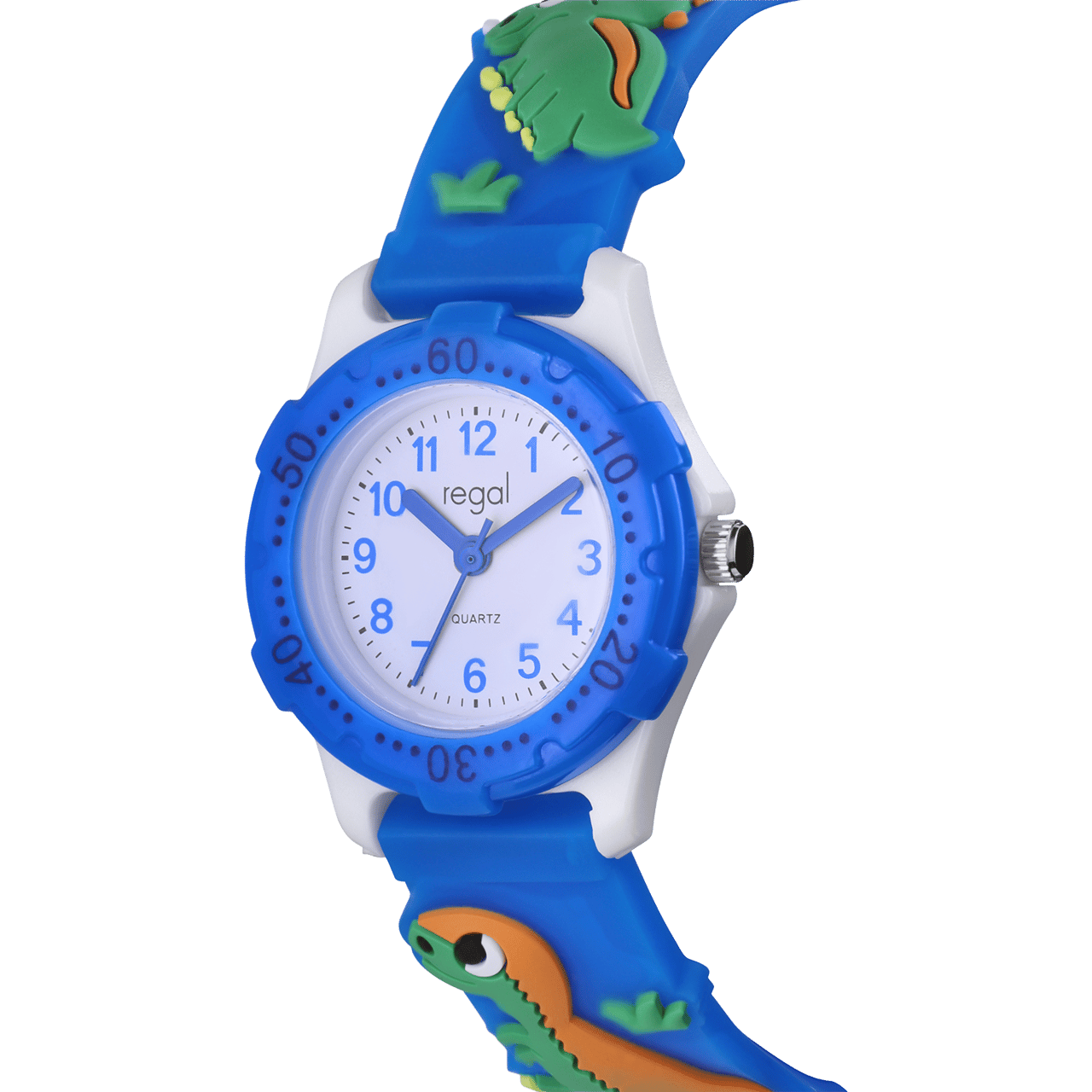 Regal Kinder-Armbanduhr mit Silikonarmband