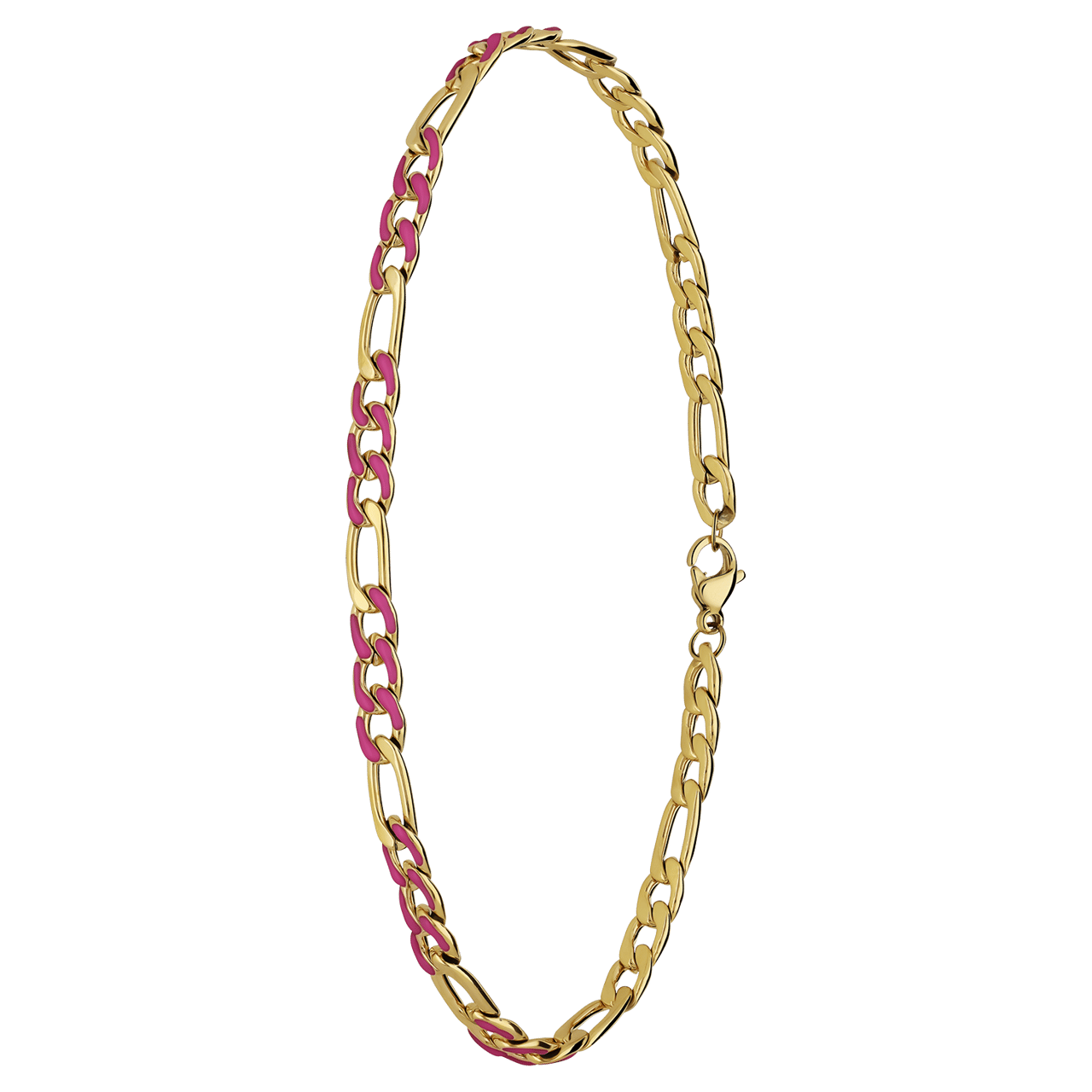 Stainless steel goldplated enkelbandje voor dames