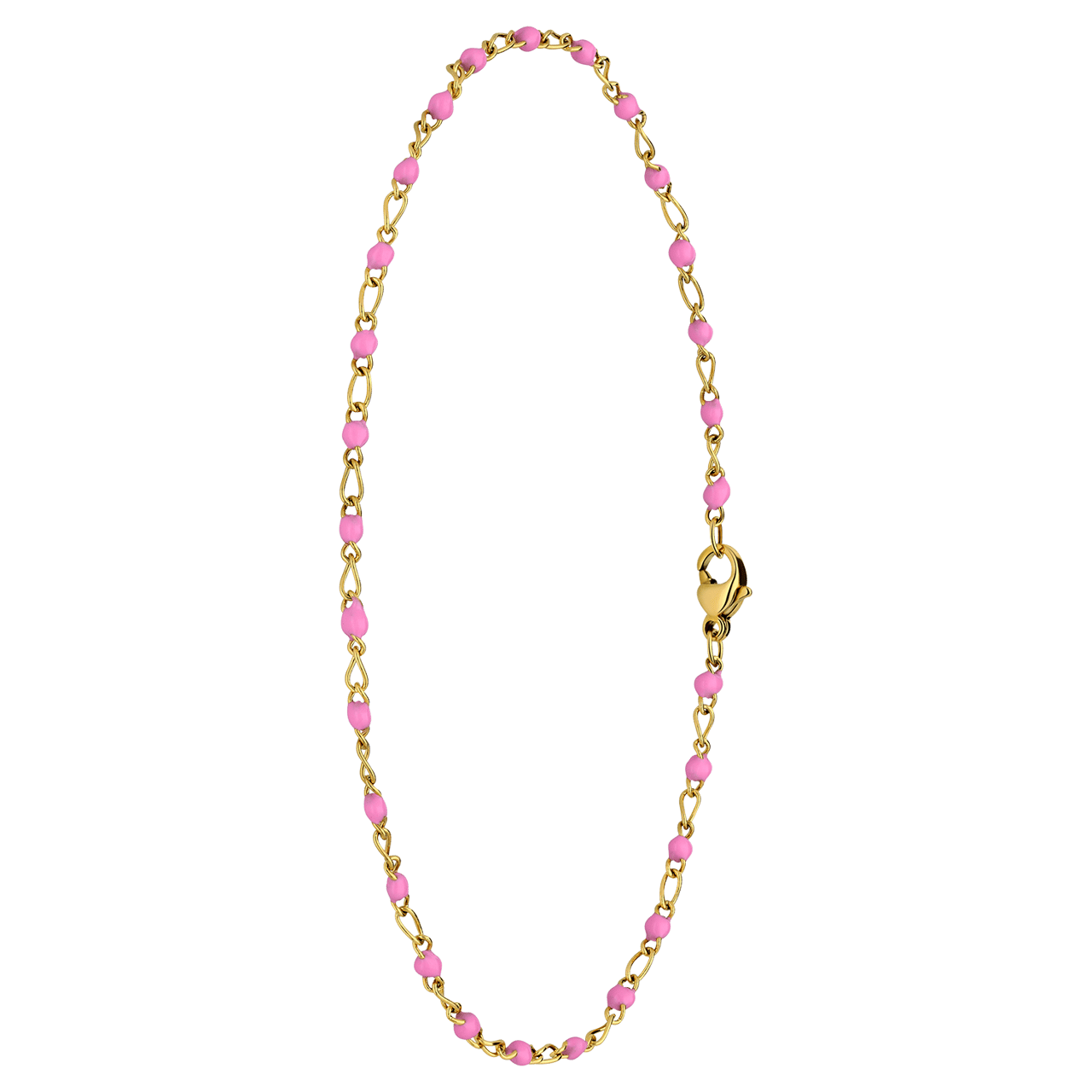 Stainless steel goldplated enkelbandje voor dames