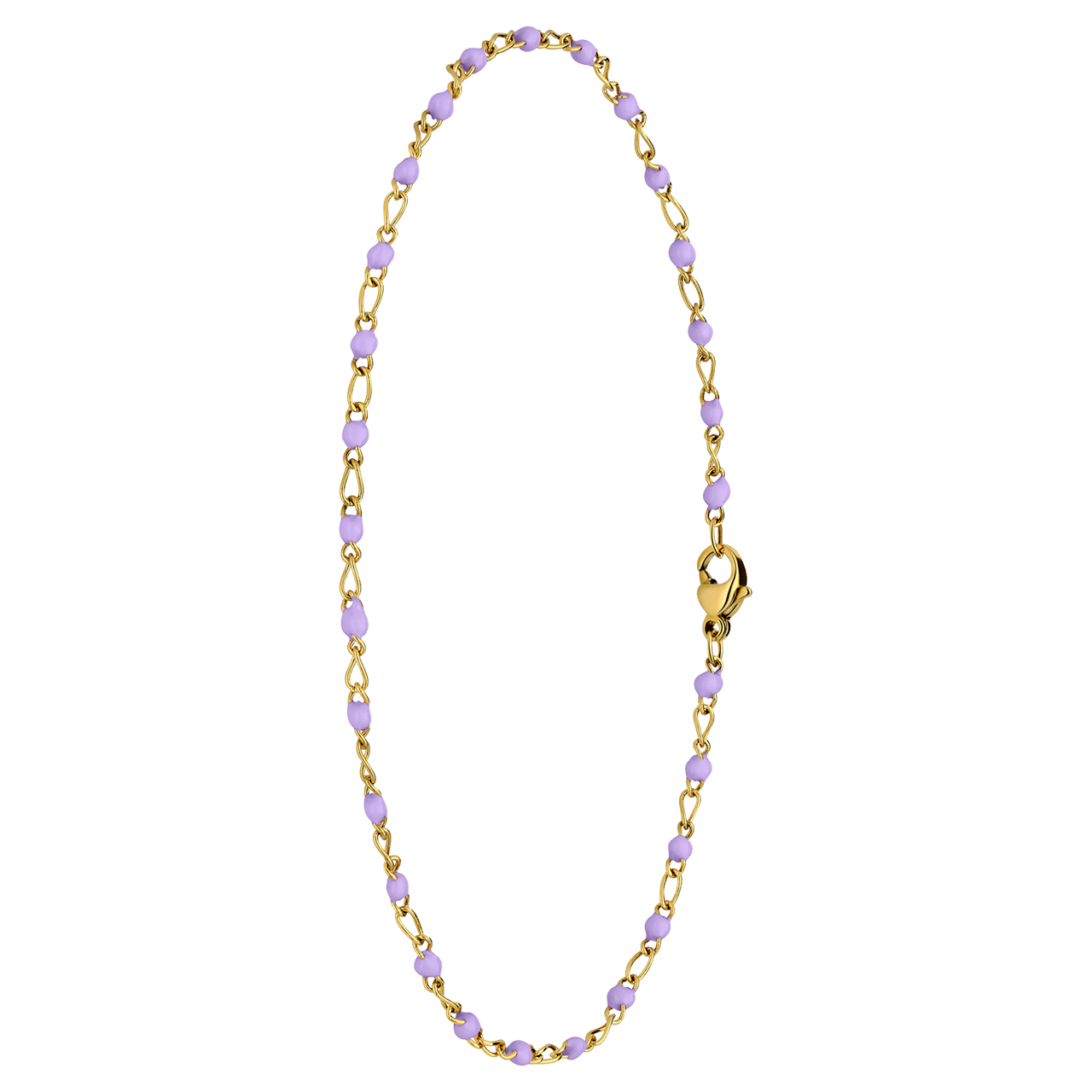 Stainless steel goldplated enkelbandje voor dames