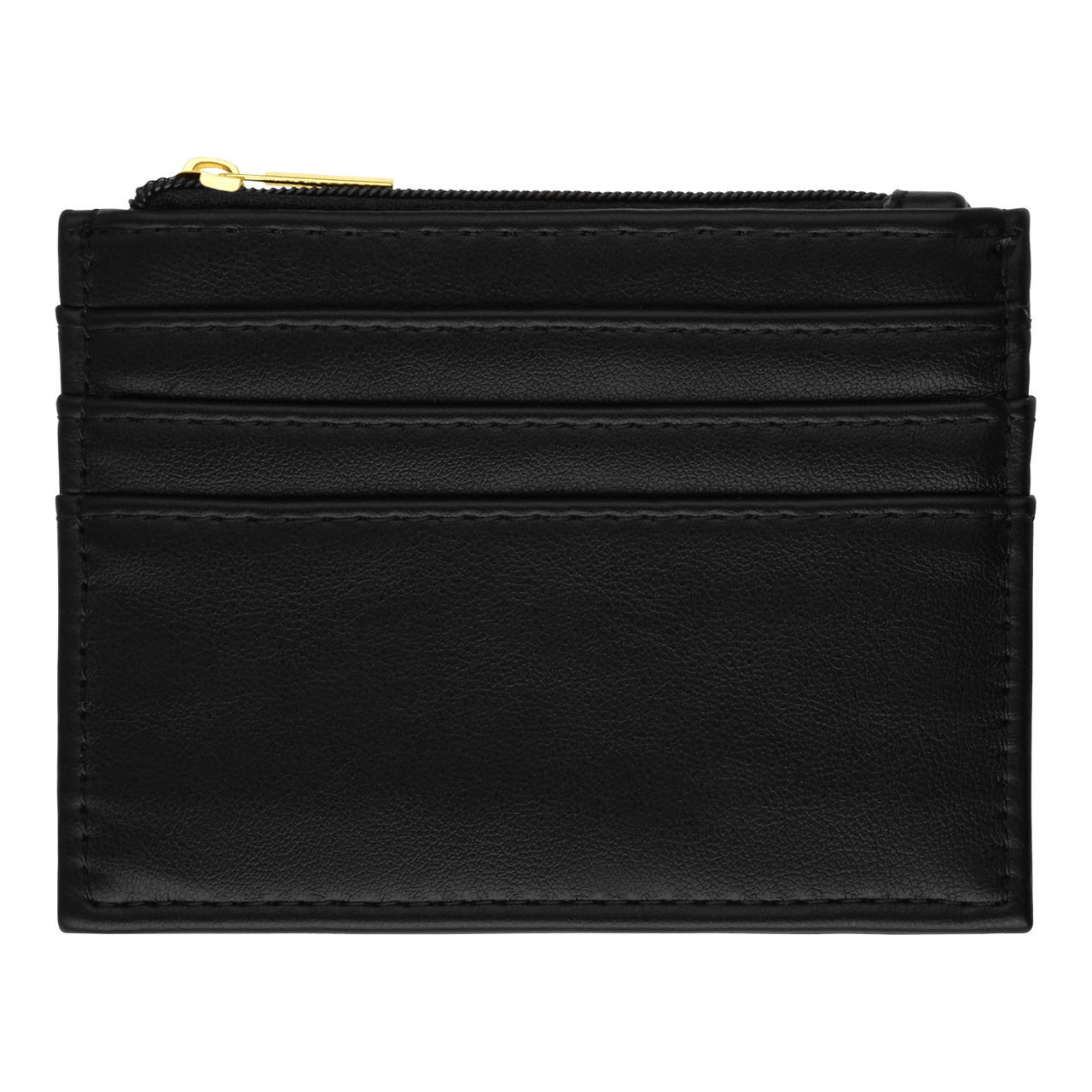 Zwarte pashouder met rits