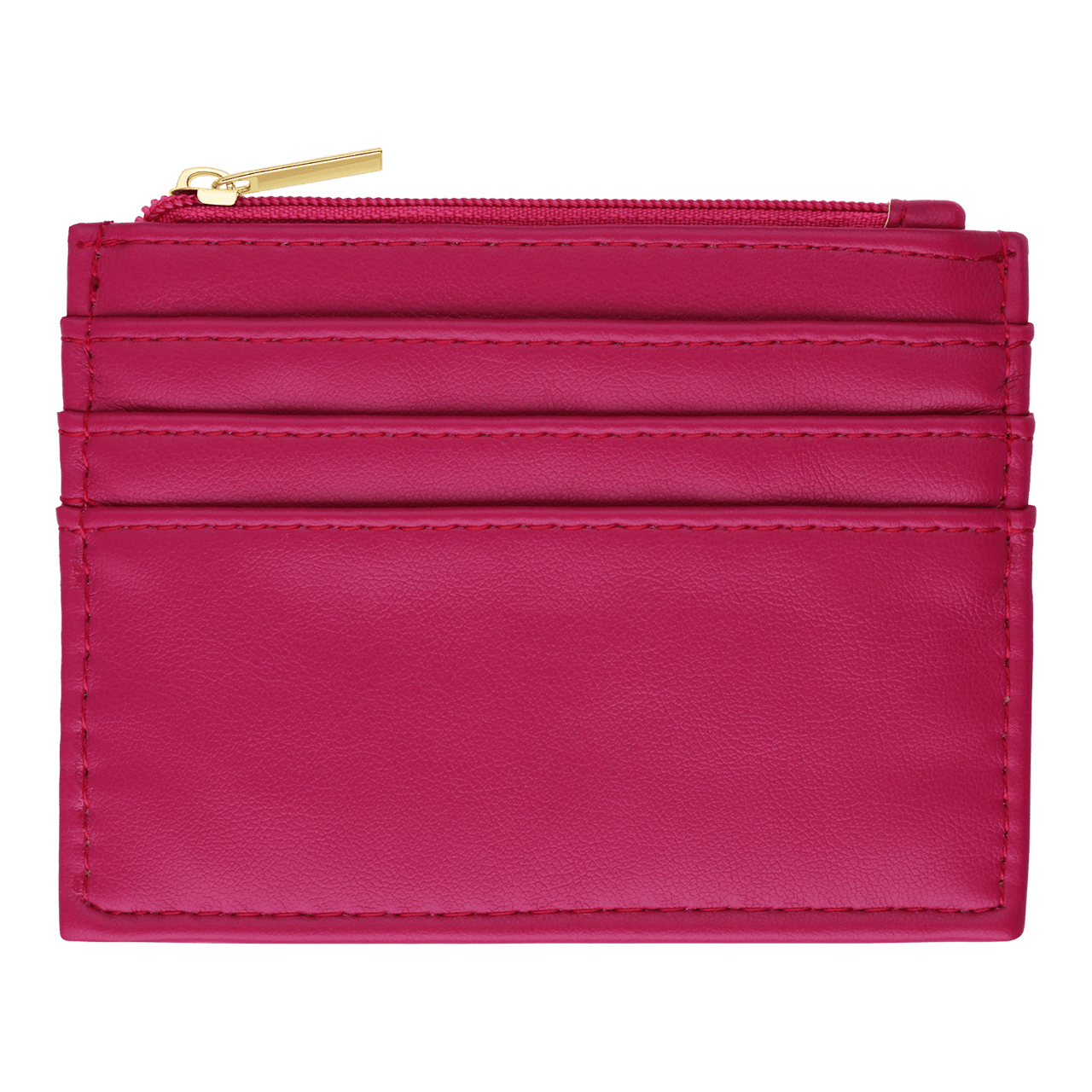 Fuchsia pashouder met rits