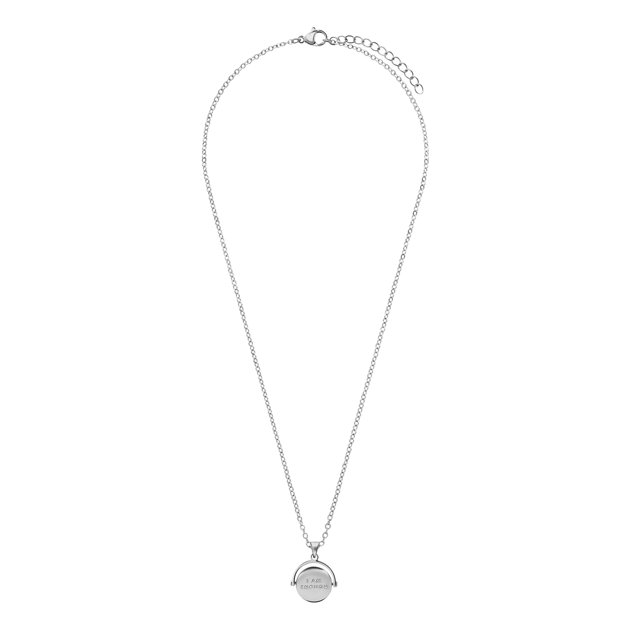 Stalen ketting met I am enough