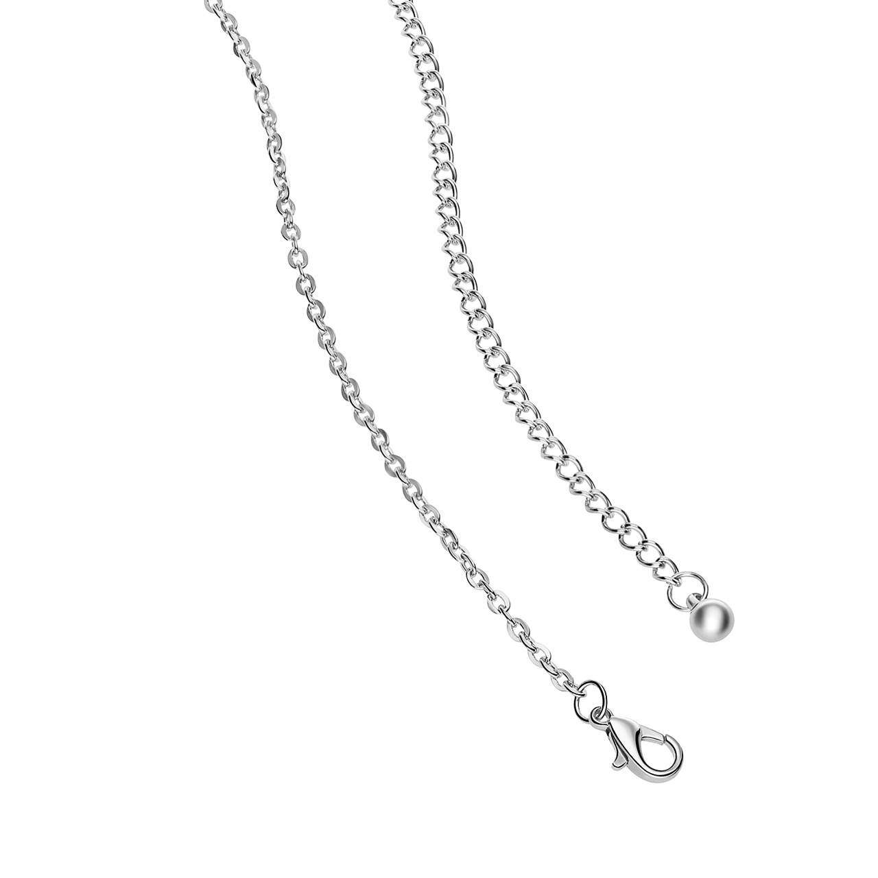 Zilverkleurige bijoux bodychain