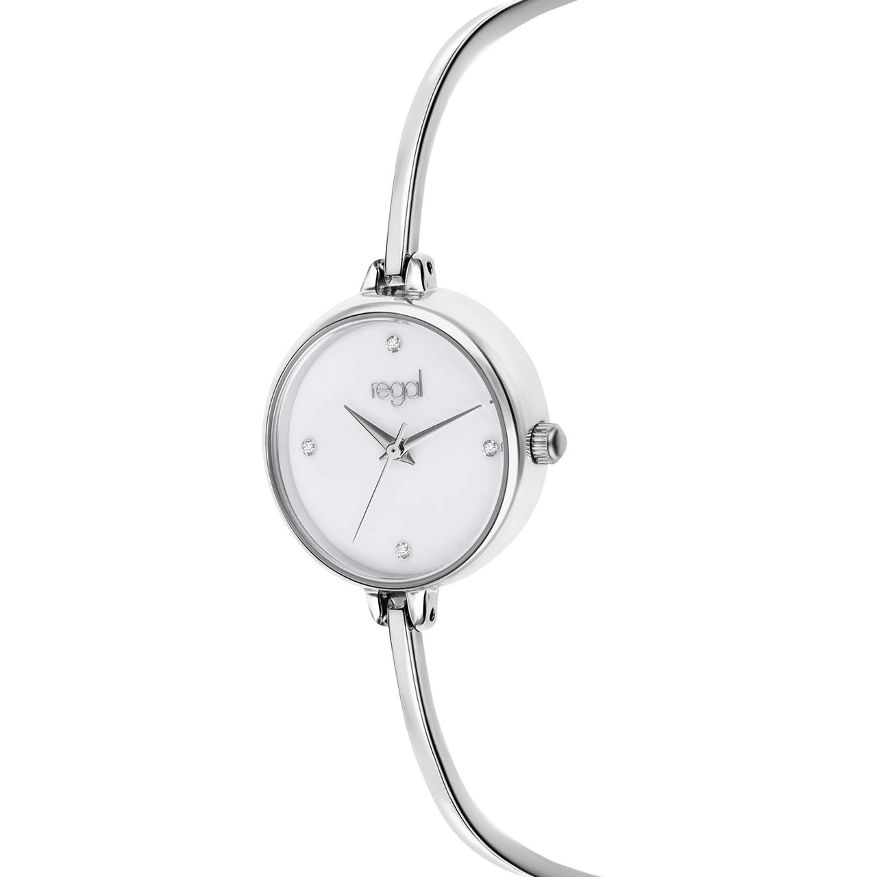 Regal dames horloge bangle rond