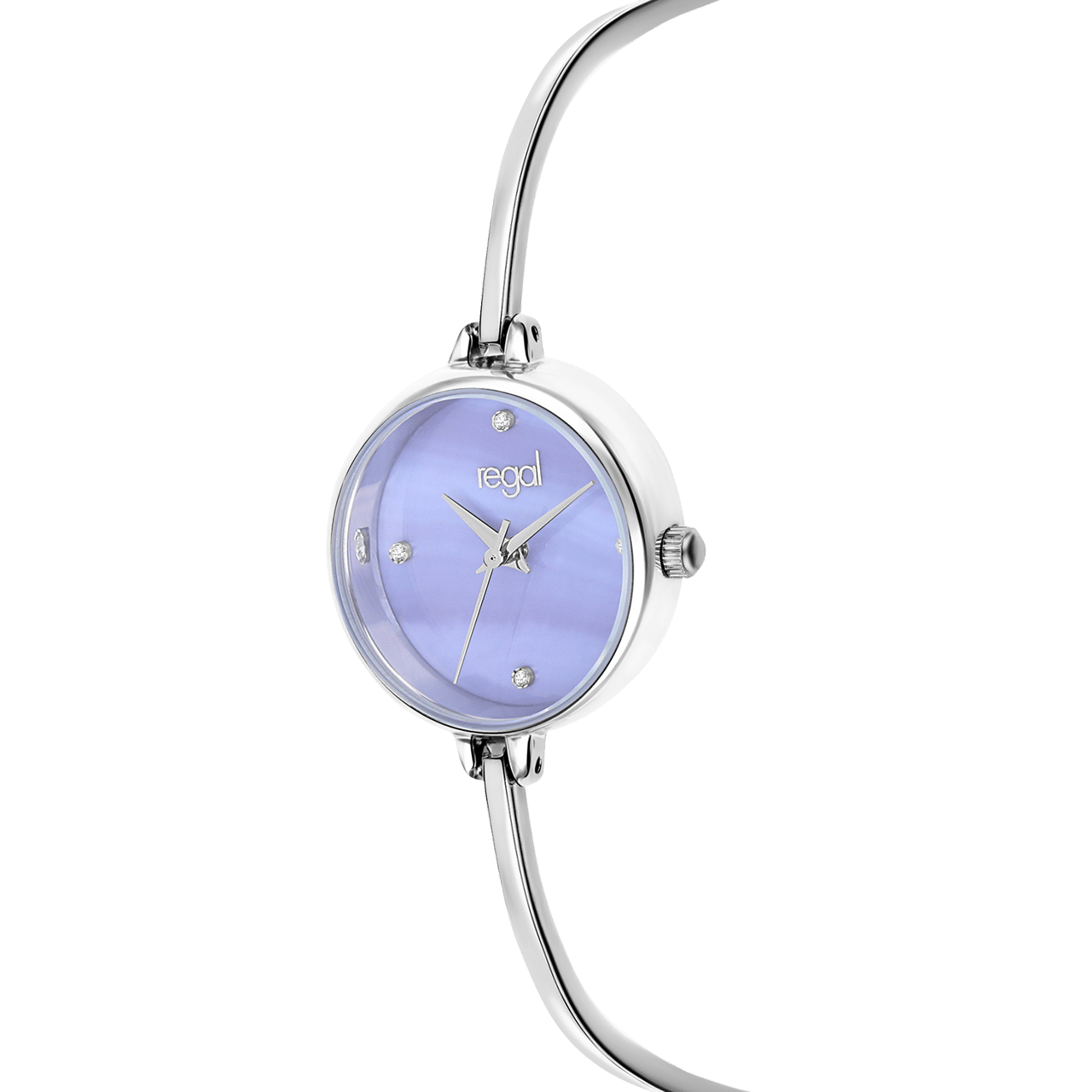 Regal dames horloge bangle rond