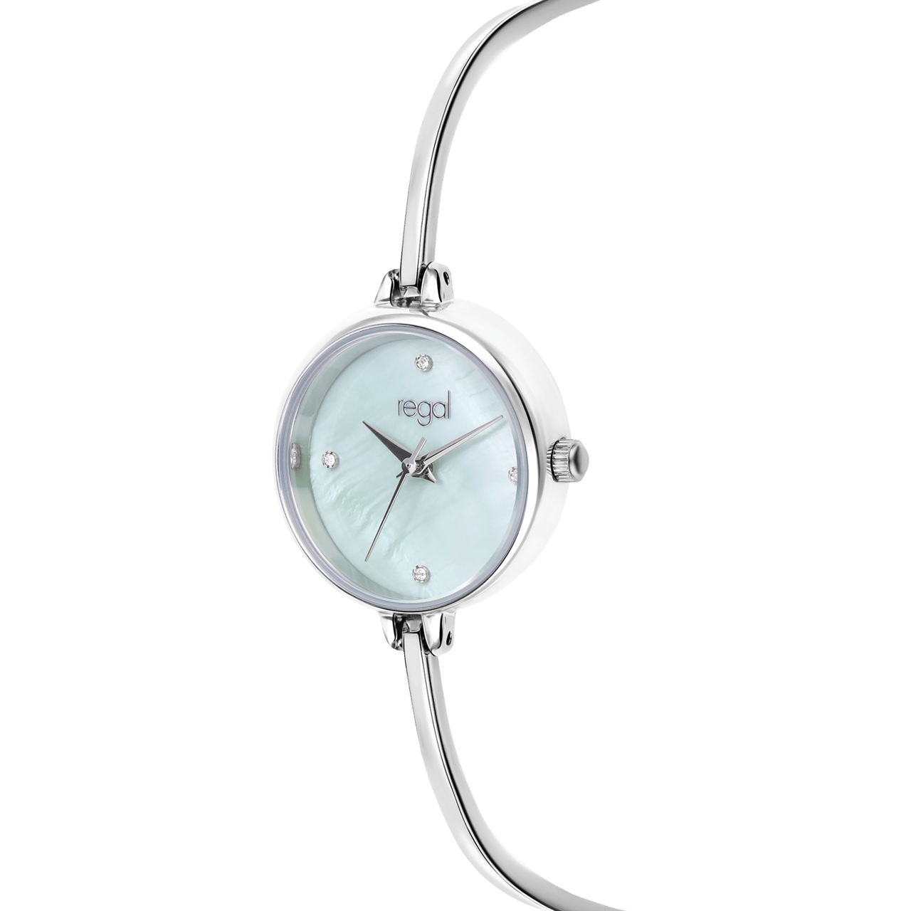 Regal dames horloge bangle rond