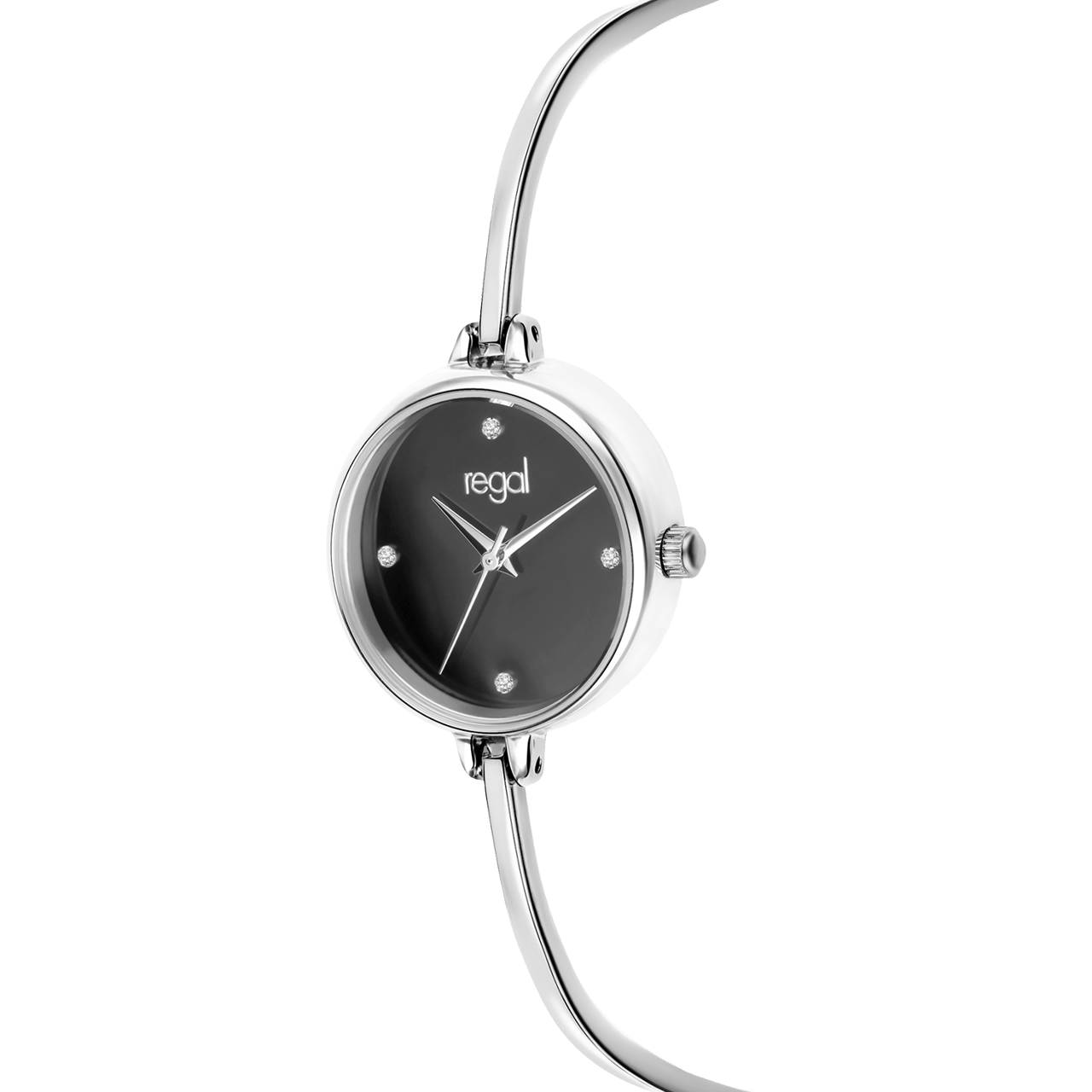 Regal dames horloge bangle rond