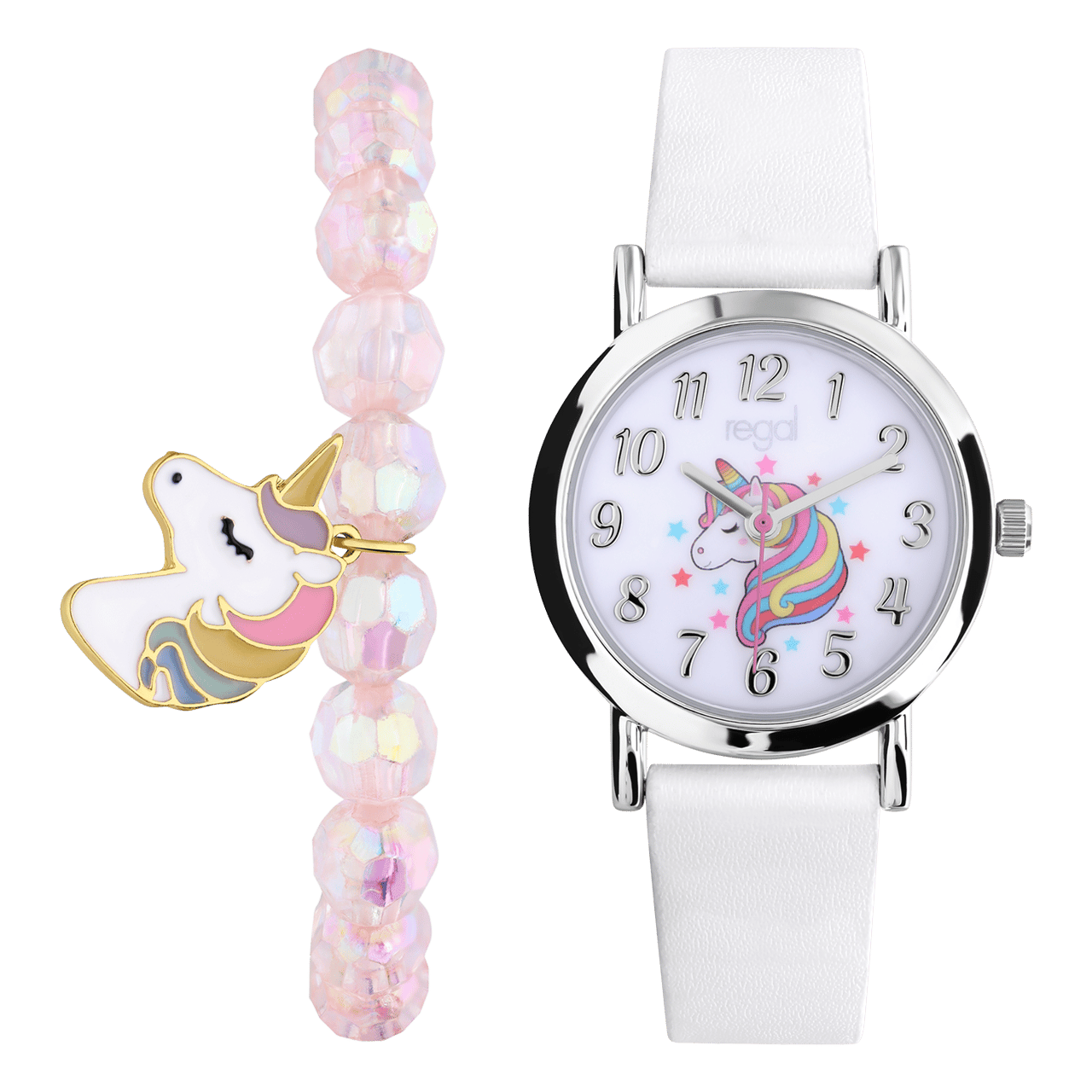 Regal Kinderarmbanduhr Einhorn im Set