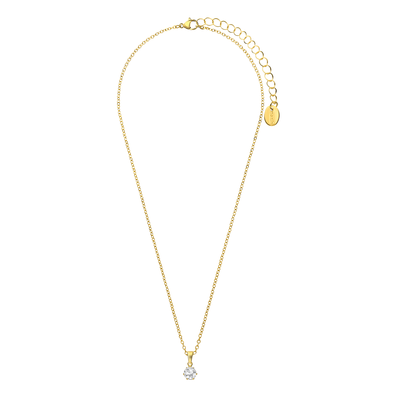 Goudkleurige bijoux sieradenset rond