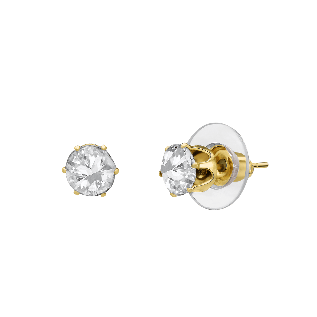 Goudkleurige bijoux sieradenset rond