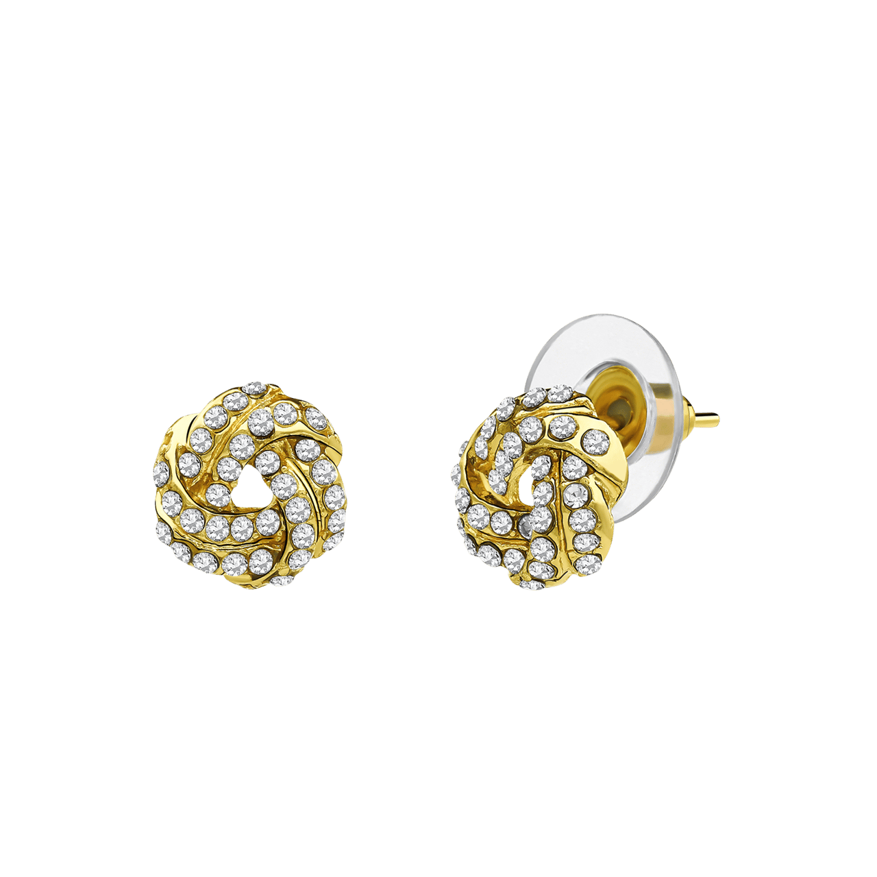 Goudkleurige bijoux sieradenset knoop