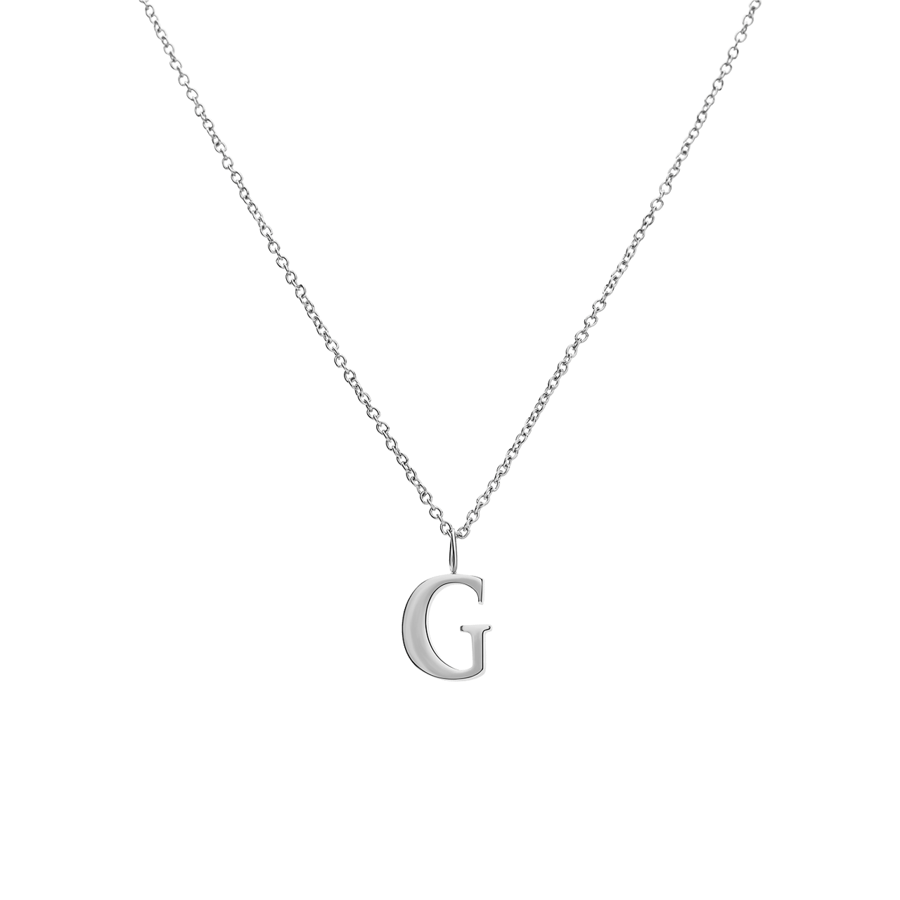 Stalen ketting letter G