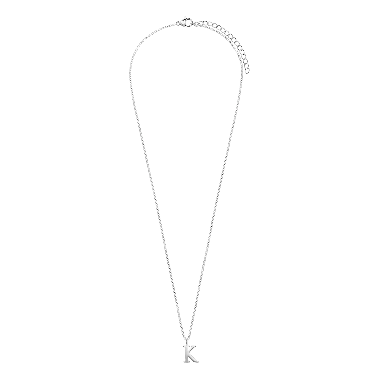 Stalen ketting letter K