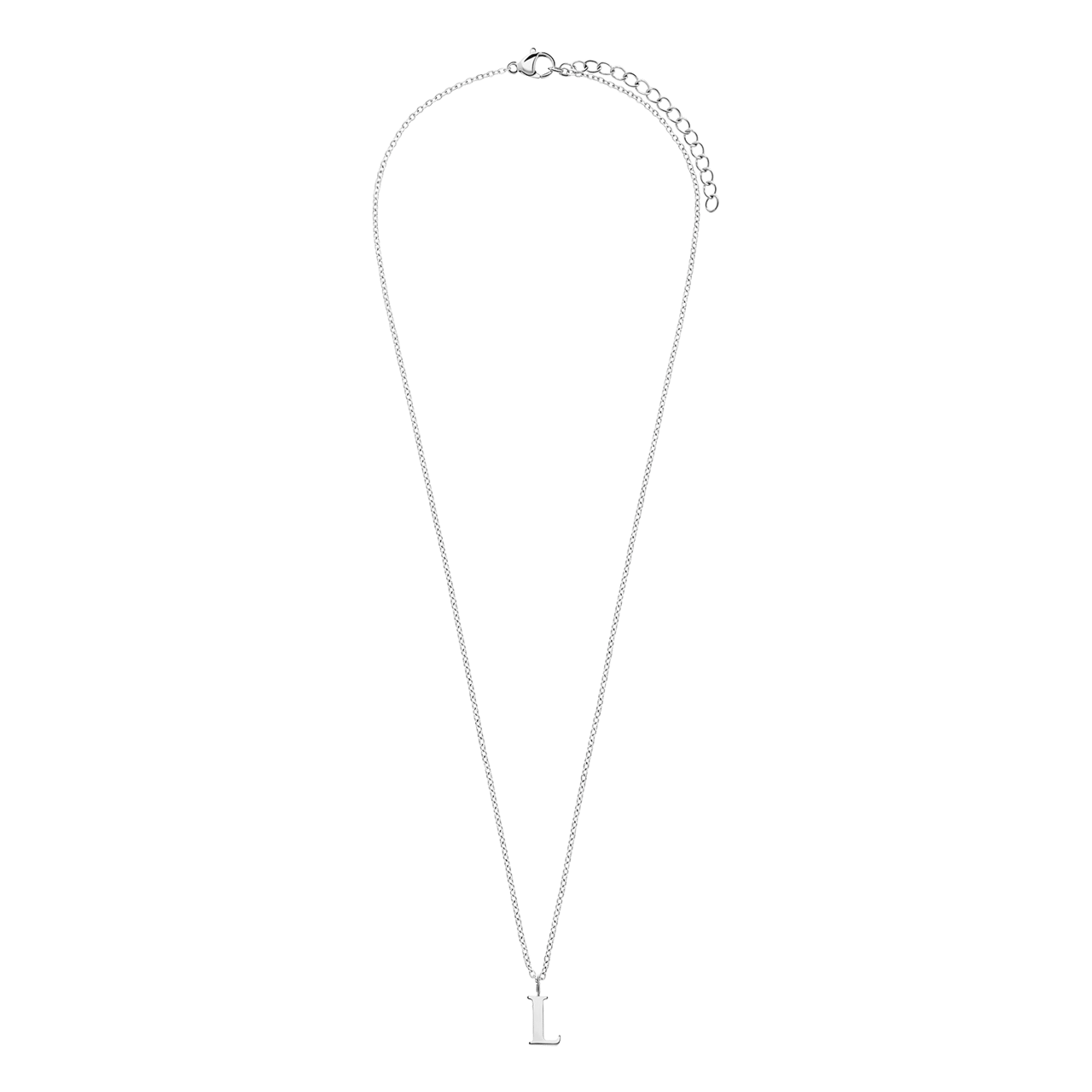 Stalen ketting letter L