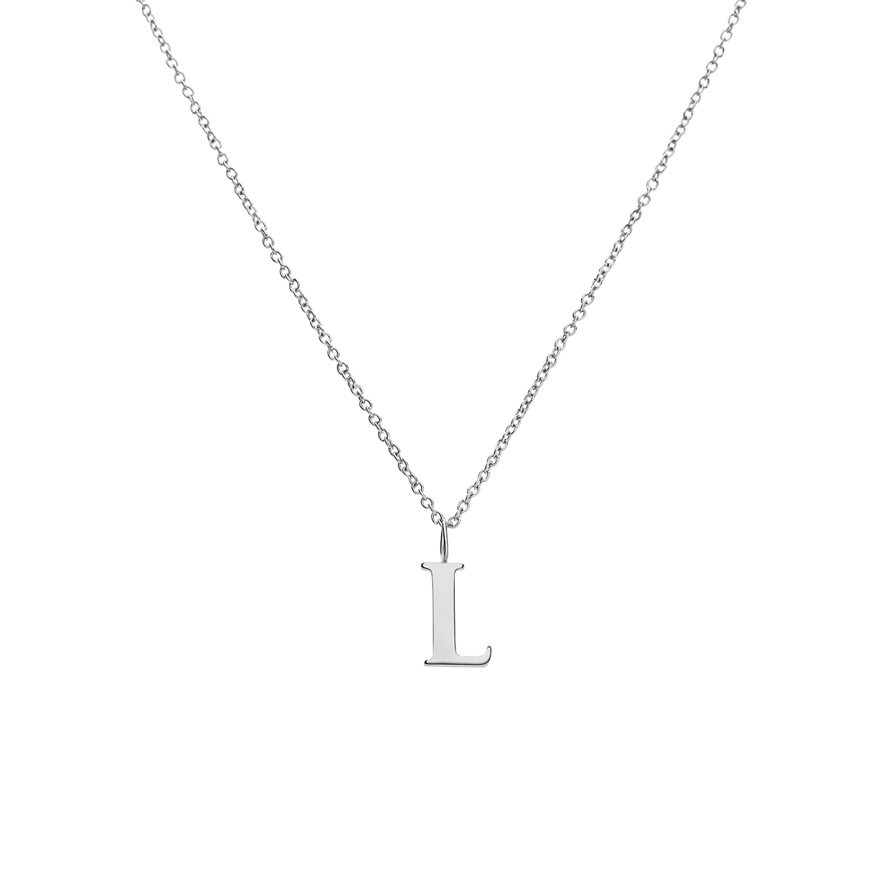 Stalen ketting letter L