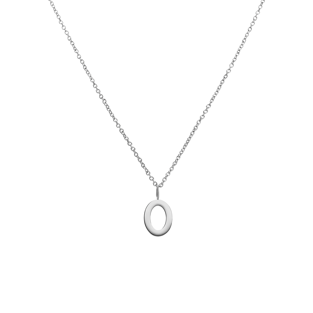 Stalen ketting letter O