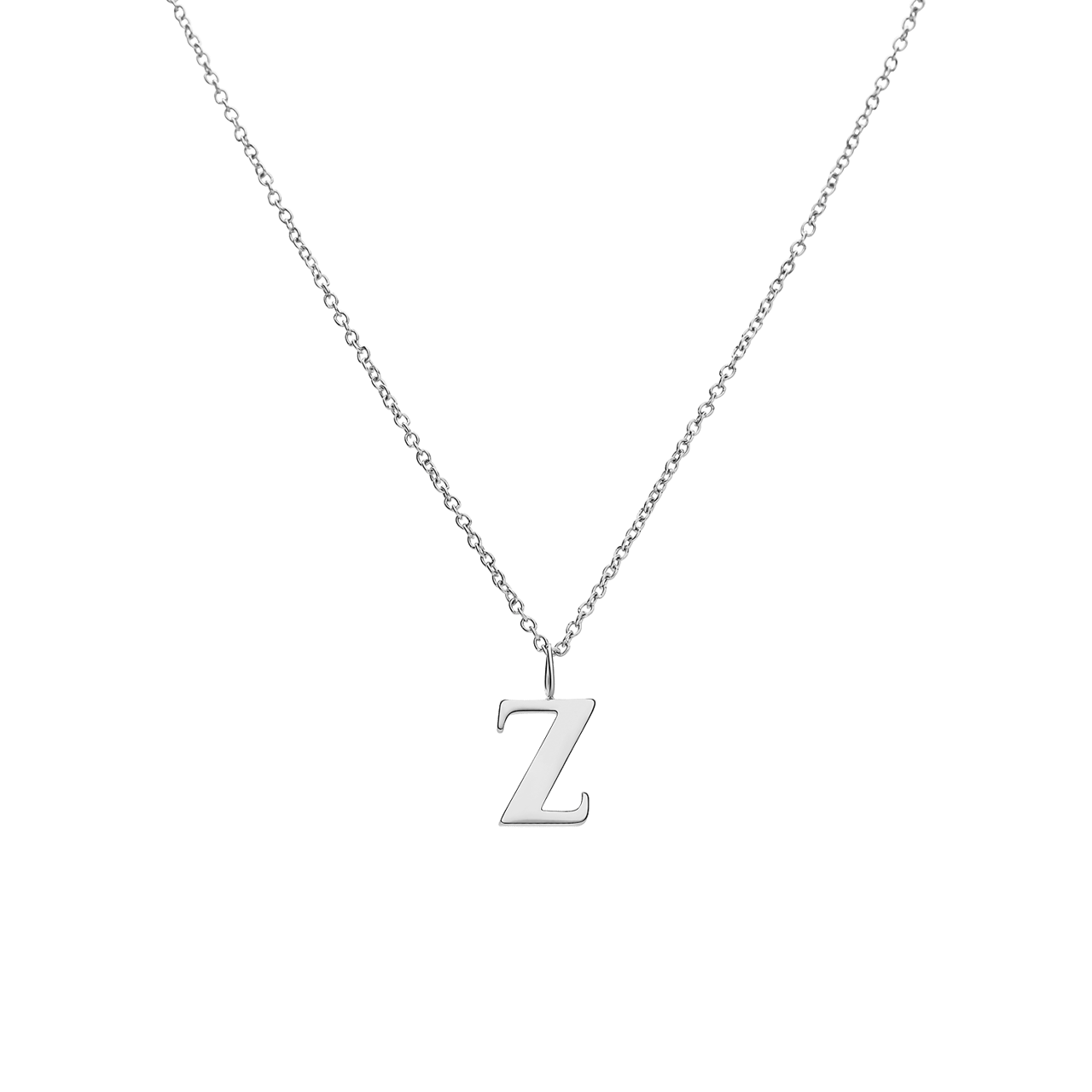 Stalen ketting letter Z