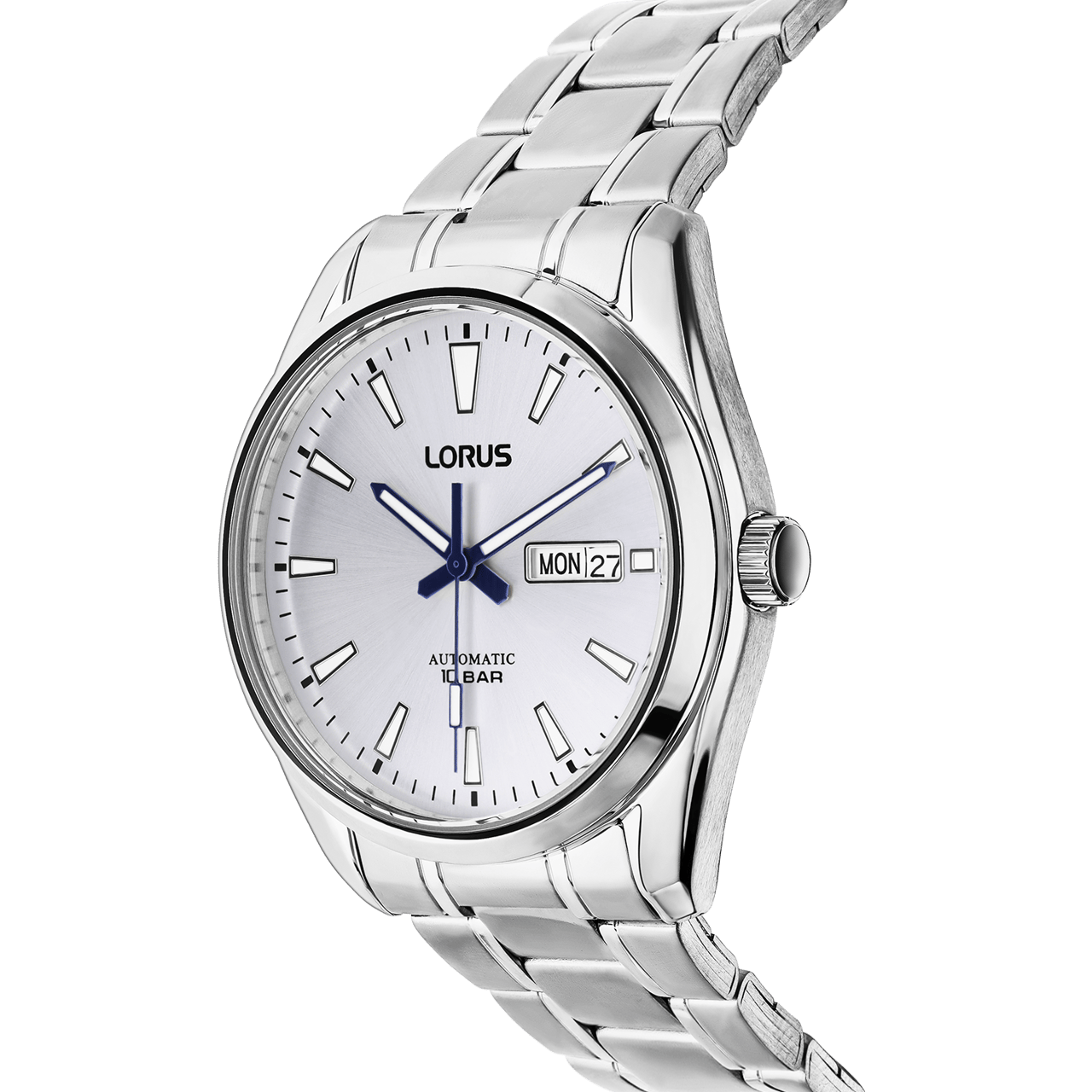 Lorus Heren Horloge Automatic Zilverkleurig RL455BX9