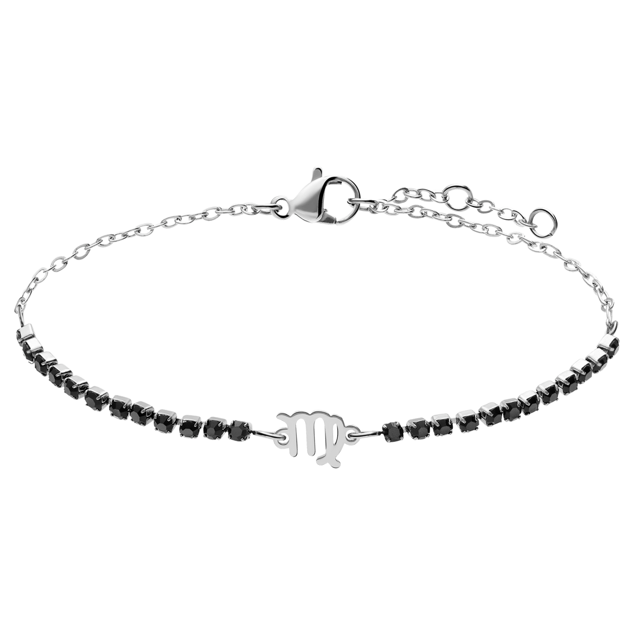 Stainless steel tennis armband Maagd/Virgio